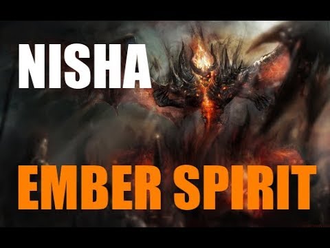 Nisha [Ember Spirit] INCREDIBLE | 20-1 K-D | Dota 2 Pro Gameplay!