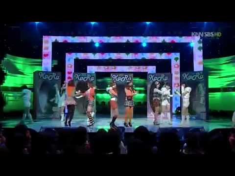 090104 EP514 KNN SBS Inkigayo KARA - Pretty Girl (Remix) Live