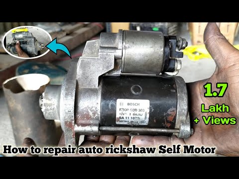 How to repair auto self motor ! How to repair auto self motor Mico Bosch ! Naveed Electration