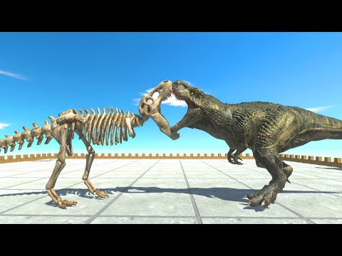 SKELETON TREX - Animal Revolt Battle Simulator