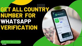 How To Get Any Country Number For WhatsApp Verification In Nigeria 2022