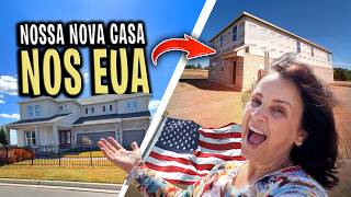 CONTRUINDO NOSSA CASA NOVA  NOS EUA 🇺🇸 