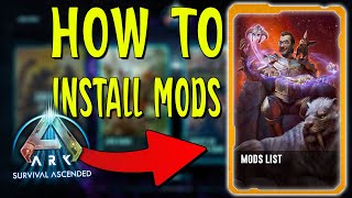 HOW TO INSTALL MODS IN ARK SURVIVAL ASCENDED