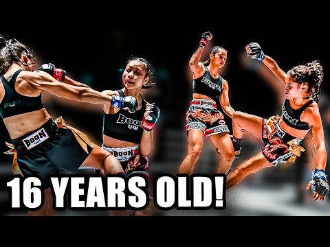 16-Year-Old Muay Thai PRODIGY Supergirl's INSANE Debut 🤯
