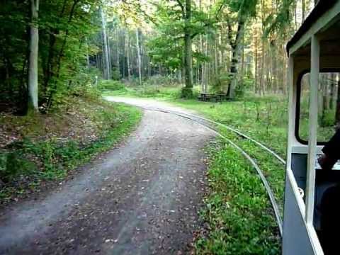MSGB - Triebwagen: Querung des Feldwegs im Bockbachtal