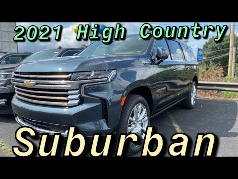 Inside Look | 2021 Chevy Suburban HIGH COUNTRY | FULL REVIEW
