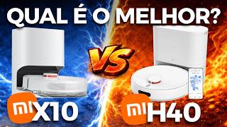 ????Robô Aspirador Xiaomi H40 vs X10 | QUAL É O MELHOR? QUAL COMPRAR EM 2026 COM BASE AUTOLIMPANTE?