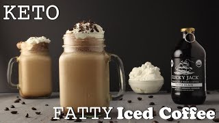 Keto Fatty Iced Coffee • A NON butter version!