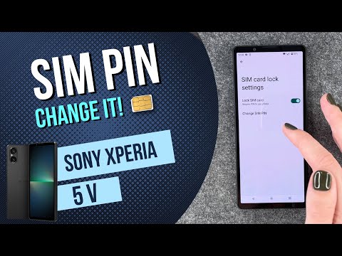 Sony Xperia 5 V- How to Change SIM PIN • 📱 • 🔢 • 🔐 • Tutorial