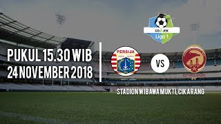 Live Streaming Indosiar, Persija Vs Sriwijaya FC, Sabtu Pukul 15.30 WIB