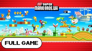 New Super Mario Bros. Wii FULL GAME Longplay Gameplay Walkthrough Playthrough VGL