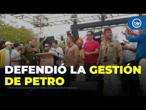 Iván Cepeda lideró su último evento público de campaña en Soledad, Atlántico