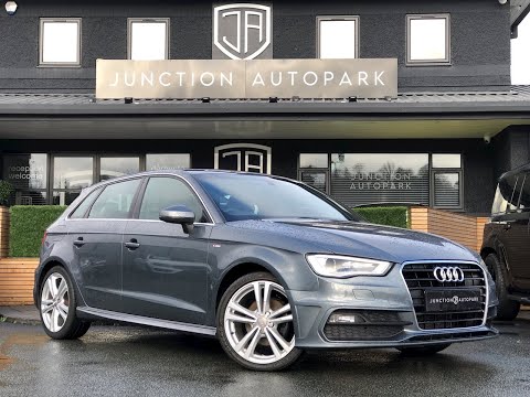 Audi A3 1.6 TDI S Line Sportback 5dr Diesel Manual Monsoon Grey
