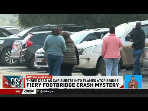 Three people killed in a grisly road accident along Raila Odinga Road