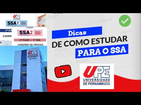🔥 Como Estudar para o SSA-UPE  | Dicas + Cronograma Semanal