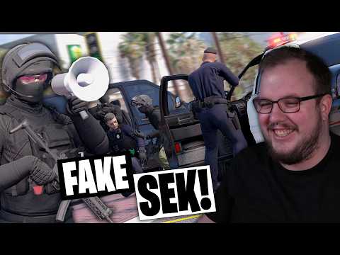 ON THE ROAD AS FAKE SEC! 🚔 - Real Life Online III