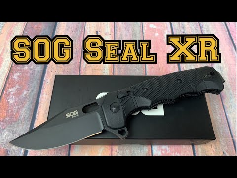 SOG Seal XR Flipper/Includes Disassembly/ This Seal has a flipper !  And it’s seriously tough !