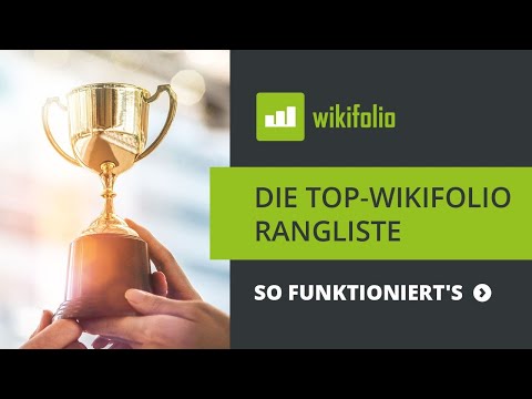 Die Top-wikifolio-Rangliste