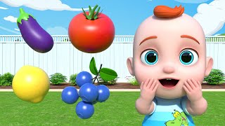 Aprenda frutas e vegetais | Músicas Infantis | Bebê Leo em Português