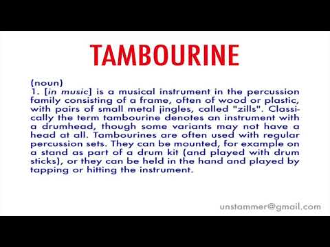 How to Pronounce Tambourine