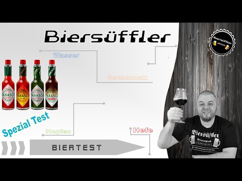 Biersüffler  - Tabasco Sauce Spezial Test zum 150 Jährigen