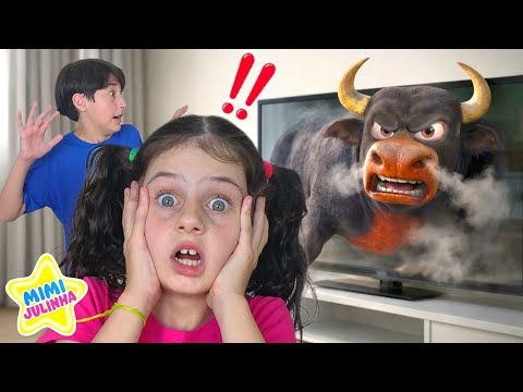 Mimi Julinha em o BOI DA CARA PRETA e a Irmã BEBÊ