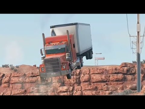 American Truck Vs Europe truck Race || Dangerous truck Race|| #shorts
