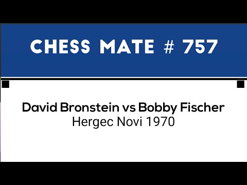 David Bronstein vs Bobby Fischer • Hergec Novi 1970