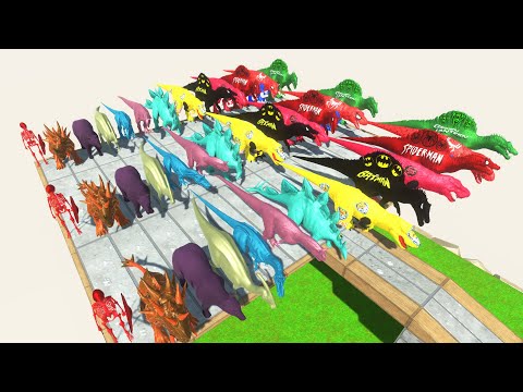 Who can pass trap Spikeball | 🦖Animal Revolt Battle Simulator🦕