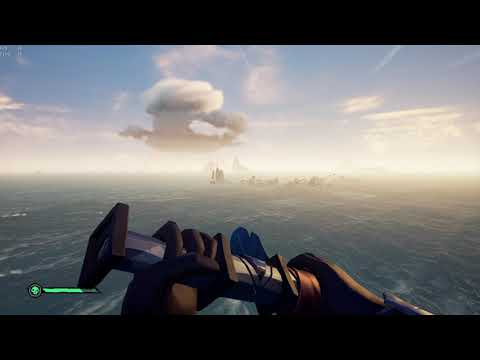 Delivering a gunpowder barrel to an enemy galleon ship! | Sea of Thieves