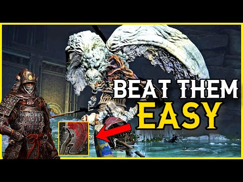 The EASIEST way to beat the Valiant Gargoyles - Elden Ring Boss Guide