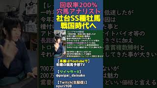 レイデオロV字回復！需要供給曲線にハマった商売上手！【社台SS種牡馬種付け頭数/競馬予想】 #shorts