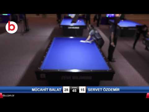 MÜCAHİT BALAT & SERVET ÖZDEMİR Bilardo Maçı - 2020 TK 1.ETAP ANTALYA-6.ÖN ELEME