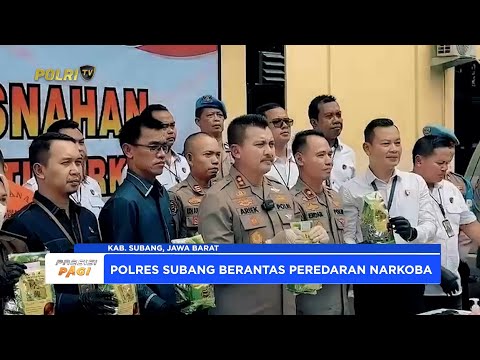 POLRES SUBANG MUSNAHKAN SABU SEBERAT LIMA KILOGRAM