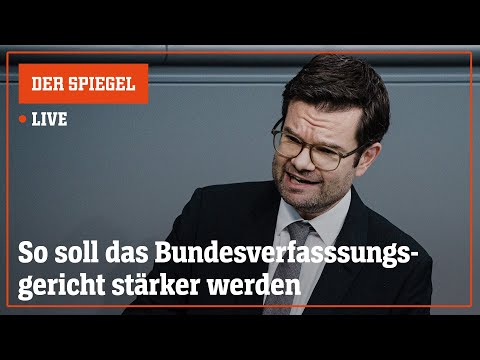 Livestream: So will Justizminister Buschmann das Bundesverfassungsgericht stärken | DER SPIEGEL