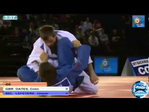 European Judo Open Men Glasgow 2013 Final -66kg OATES Colin (GBR) - LEFEVERE Jasper (BEL)