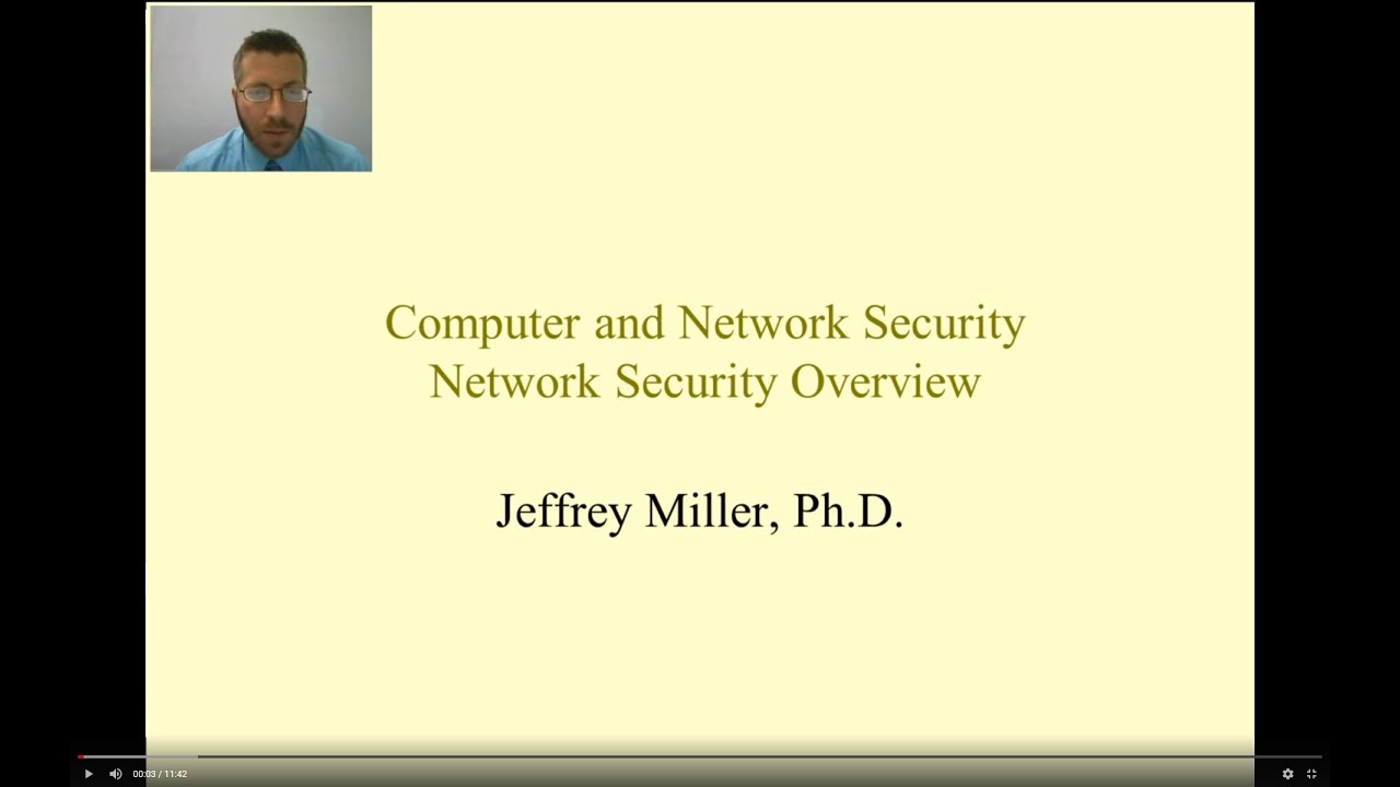 Computer and Network Security - Introduction