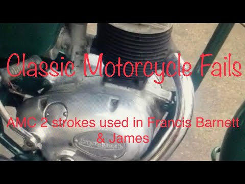 Classic Motorcycle Fails   AMC two strokes of Francis Barnett & James