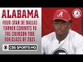Four-star DE Dallas Turner commits to the Crimson Tide for Class of 2021 | CBS Sports HQ