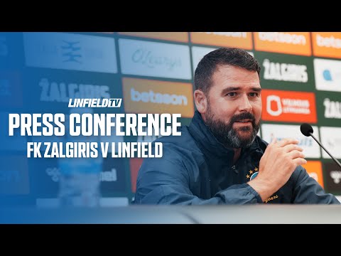 MD-1 Press Conference | FK Žalgiris v Linfield | UEFA Conference League
