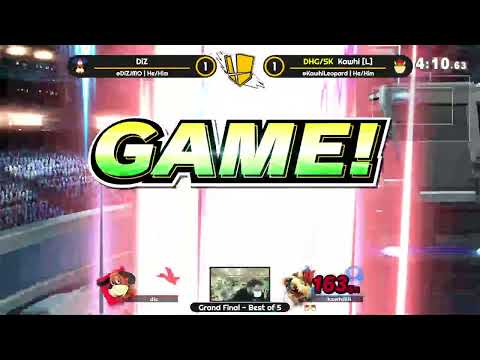 DiZ (Random) vs DHG/SK Kawhi (Bowser) - Smash Knights Spring 2022 #1 Grand Final