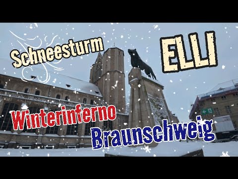 Schnee-Sturm Elli - Braunschweig komplett eingeschneit | Wenn der Blizzard kommt 