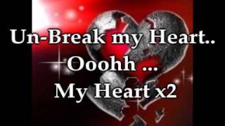 Darin Zanyar Unbreak My Heart Lyrics