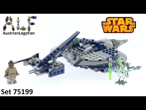 Vidéo LEGO Star Wars 75199 : Speeder de combat du Général Grievous