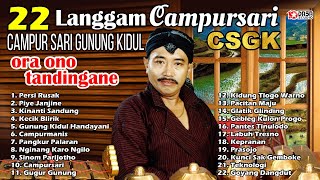 Download lagu 22 Langgam Campursari Gunung Kidul '' CSGK '' ORA ONO TANDINGANE mp3 Download lagu 22 Langgam Campursari Gunung Kidul '' CSGK '' ORA ONO TANDINGANE mp3