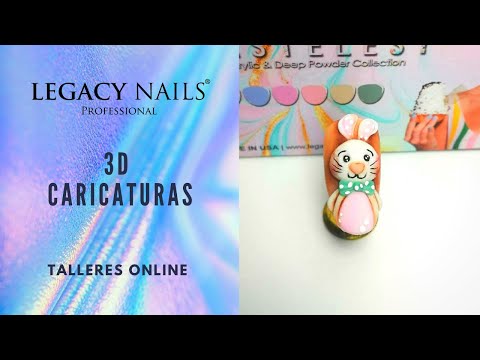 3D CARICATURAS │ TALLER DE UÑAS │ LEGACY NAILS