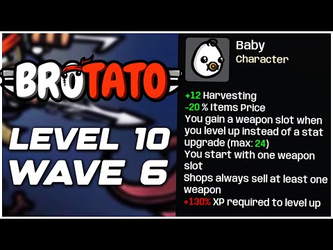 Brotato How to Reach Level 10 Before Wave 6 (Abyssal Terrors DLC)