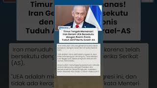 Timur Tengah Memanas! UEA Dituding Jadi Sekutu Rahasia Rezim Zionis, Aktif Bantu Israel dan AS