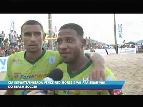 CIA do Esporte/Enseada vence Red Horse e vai pra semifinal da Taça RICTV Record de Beach Soccer