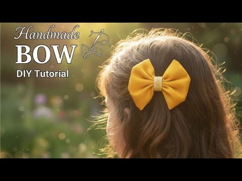 How to Make a Fabric Hair Bow | Easy DIY Hair Accessories Tutorial